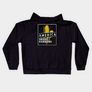 America Needs Farmers Kids Hoodie